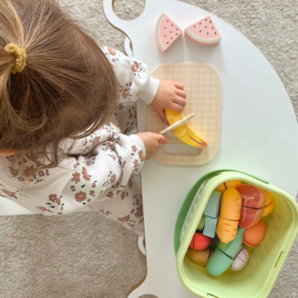 TOOKY TOY Drewniany Zestaw Żywność Warzywa Owoce - 004