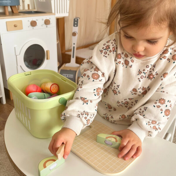 TOOKY TOY Drewniany Zestaw Żywność Warzywa Owoce - 005