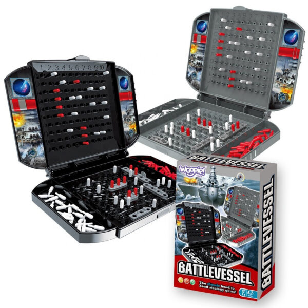 WOOPIE Gra Planszowa Statki MEGA BITWA MORSKA 4+ - 001