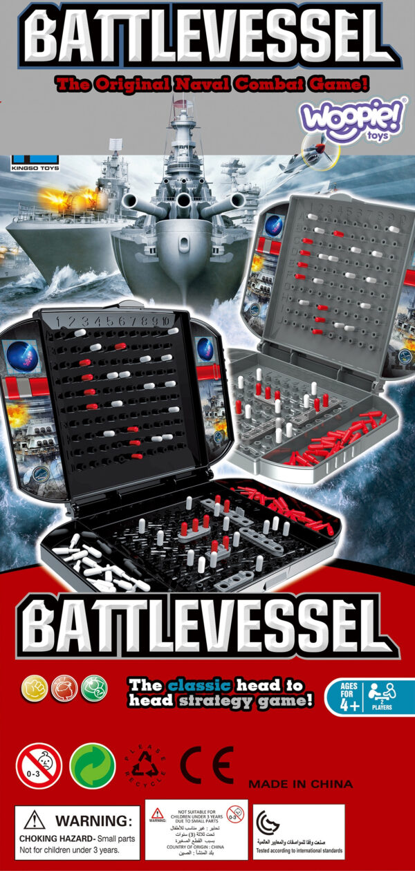 WOOPIE Gra Planszowa Statki MEGA BITWA MORSKA 4+ - 004