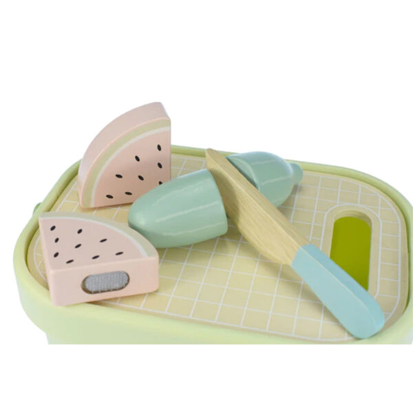 TOOKY TOY Drewniany Zestaw Żywność Warzywa Owoce - 012