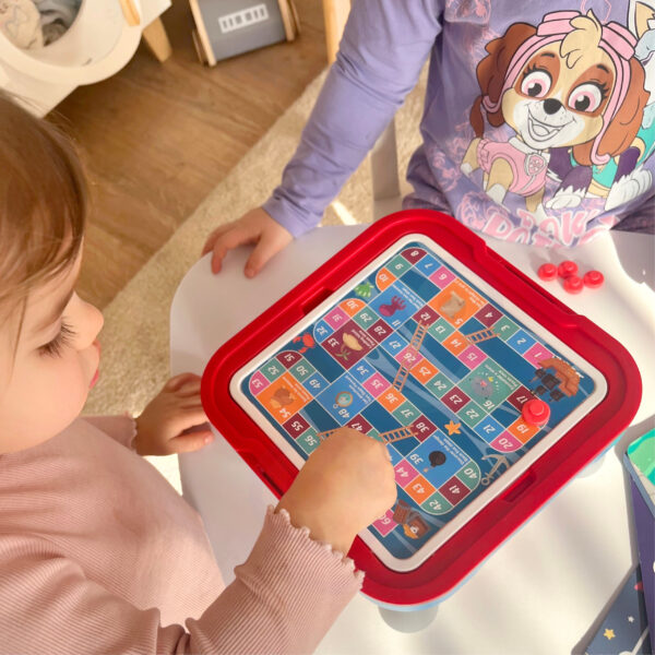 WOOPIE Stolik Gier Planszowych Logicznych 65 el. Zestaw 10w1 - 003