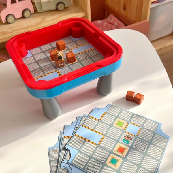 WOOPIE Stolik Gier Planszowych Logicznych 65 el. Zestaw 10w1 - 007