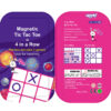 WOOPIE IQ Gra Strategiczna Magnetyczna 2w1 Kółko I Krzyżyk + Gra 4 w Lini MINI - 010