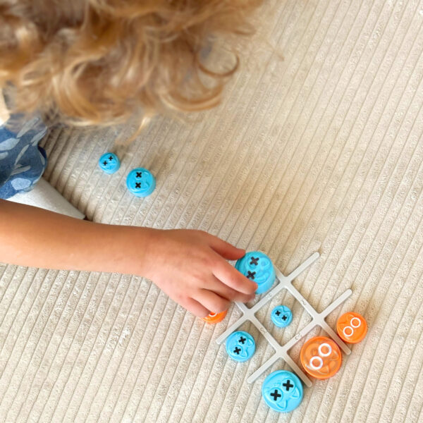 WOOPIE IQ Gra Logiczna Przenośna Kółko i Krzyżyk Kotki w Pudełku - 005