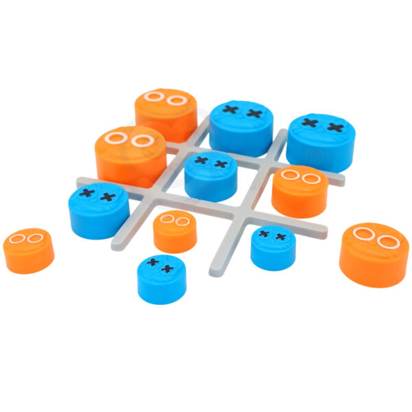 WOOPIE IQ Gra Logiczna Przenośna Kółko i Krzyżyk Kotki w Pudełku - 008