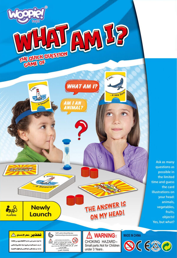 WOOPIE Gra Słowna Zgadnij Kim Jestem? Dla 2 Graczy - 006