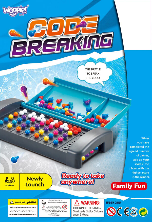 WOOPIE Gra Logiczna Łamacz Kodów Wersja Poręczna - 006