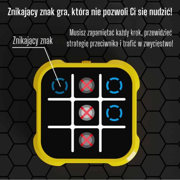 Elektroniczna konsola logiczna Woopie - Kółko i krzyżyk 4w1 dla dzieci - 003
