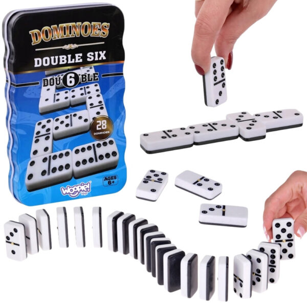 WOOPIE Domino Klasyczna Gra Logiczna 28 Kostek - 001