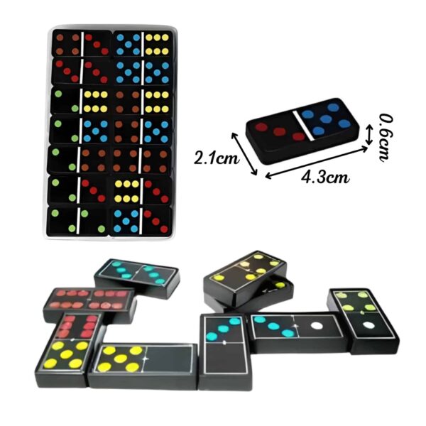 Domino gra logiczna rodzinna zestaw 28 klocków - Woopie - 002