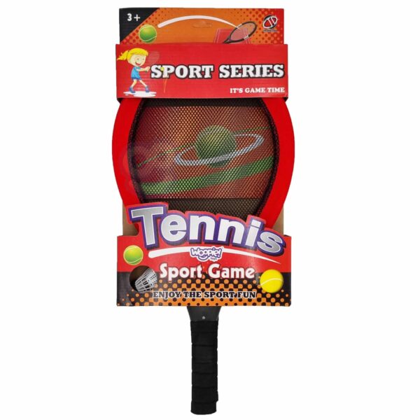 Rakietki Plażowe 2w1 Tenis Badminton Duże + Piłka Lotka – WOOPIE - 005