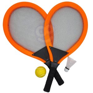 Duże rakietki do tenisa badminton dla dzieci zestaw piłka lotka – Woopie