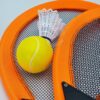 Duże rakietki do tenisa badminton dla dzieci zestaw piłka lotka - Woopie - 002