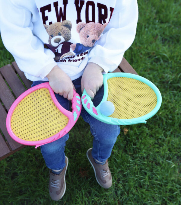 WOOPIE Gra Zręcznościowa CATCH BALL 2 Paletki + 2 Piłki - 004