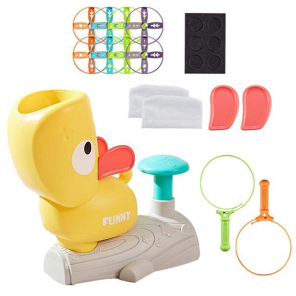 WOOPIE Gra Zręcznościowa Złap Frisbee Wyrzutnia Dysków - 001