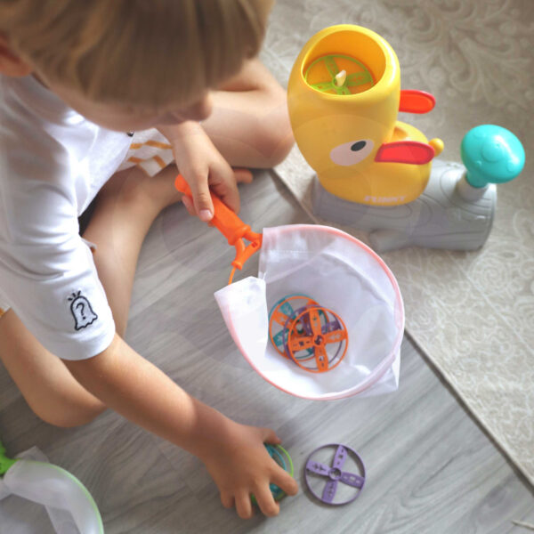 WOOPIE Gra Zręcznościowa Złap Frisbee Wyrzutnia Dysków - 006