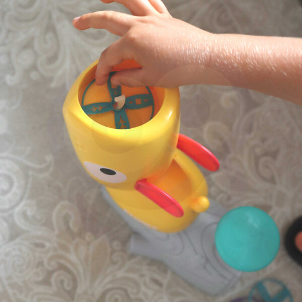 WOOPIE Gra Zręcznościowa Złap Frisbee Wyrzutnia Dysków - 008