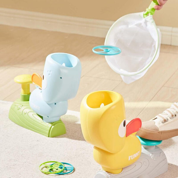 WOOPIE Gra Zręcznościowa Złap Frisbee Wyrzutnia Dysków - 009