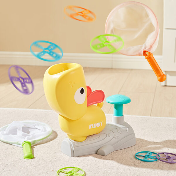 WOOPIE Gra Zręcznościowa Złap Frisbee Wyrzutnia Dysków - 010