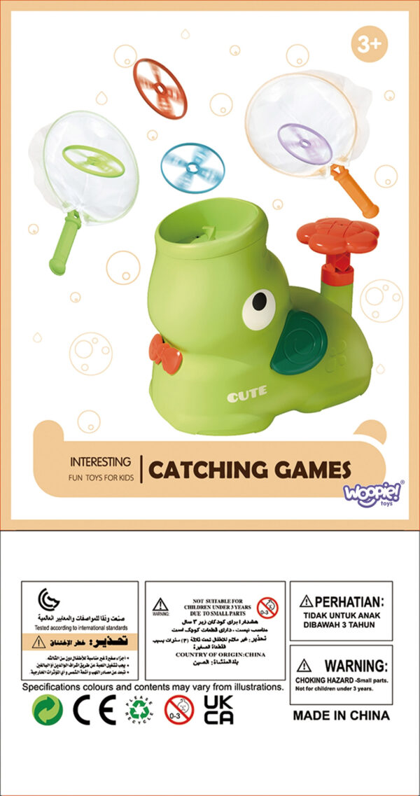 WOOPIE Gra Zręcznościowa Złap Frisbee Wyrzutnia Dysków - 009