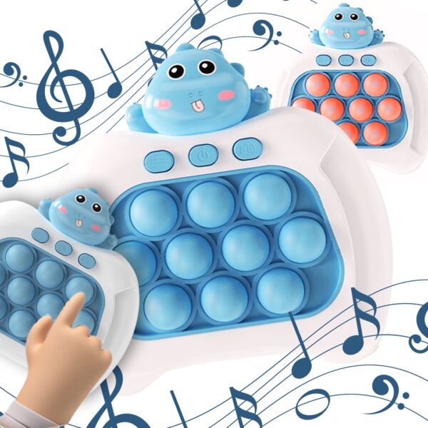 WOOPIE Gra POP IT Elektryczna Antystresowa Zręcznościowa Dinozaur Niebieski - 001