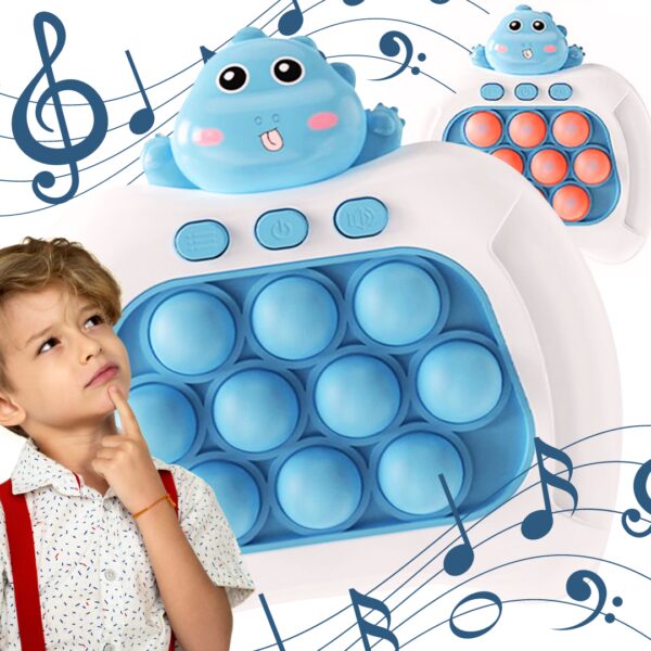 WOOPIE Gra POP IT Elektryczna Antystresowa Zręcznościowa Dinozaur Niebieski - 005