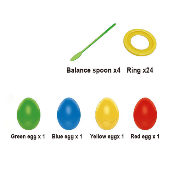 WOOPIE Gra Zręcznościowa Balansujące Jajka - 007