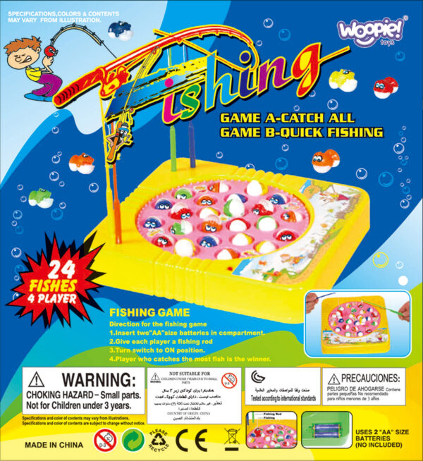 WOOPIE Łowienie Ryb Wędkowanie Gra Zręcznościowa 4 os. - 007