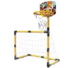 WOOPIE Zestaw 2w1 koszykówka Bramka do Piłki Nożnej + Piłki i Pompka - 010