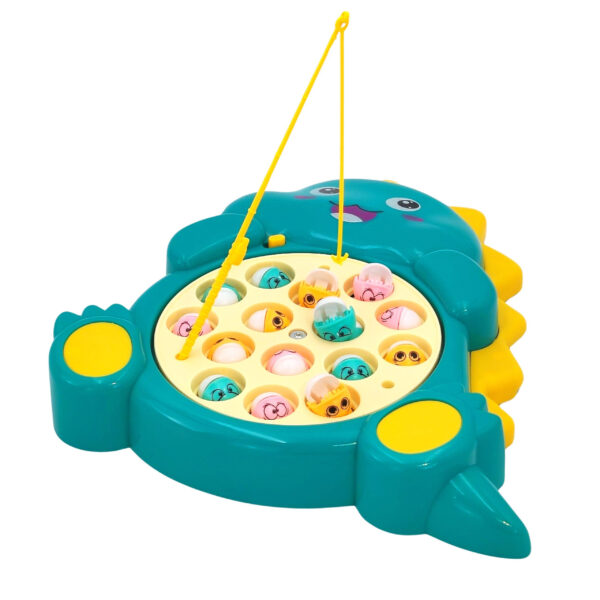 WOOPIE Zestaw Łowienie Rybek Gra Zręcznościowa Zielony Dinozaur - 005