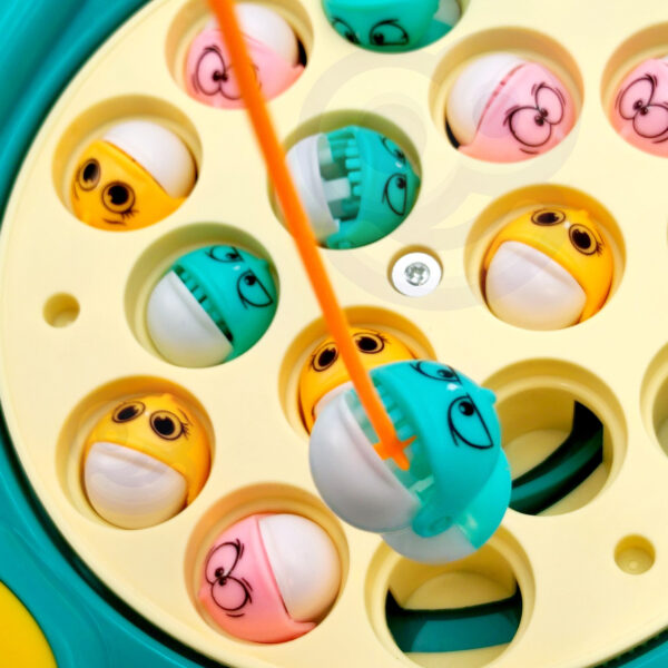 WOOPIE Zestaw Łowienie Rybek Gra Zręcznościowa Zielony Dinozaur - 008