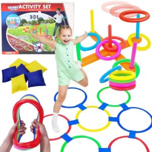 Zestaw sportowy 3w1 gra w klasy serso rzuty do celu cornhole – Woopie