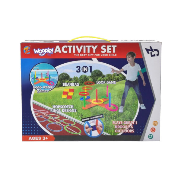 WOOPIE Zestaw 3w1 Serso Gra w Klasy Cornhole Rzut do Celu Woreczkami - 011