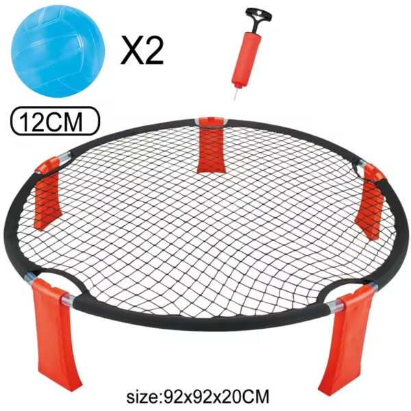 WOOPIE Smash Ball Gra Zręcznościowa  Trampolina 2 Piłki Pompka - 003