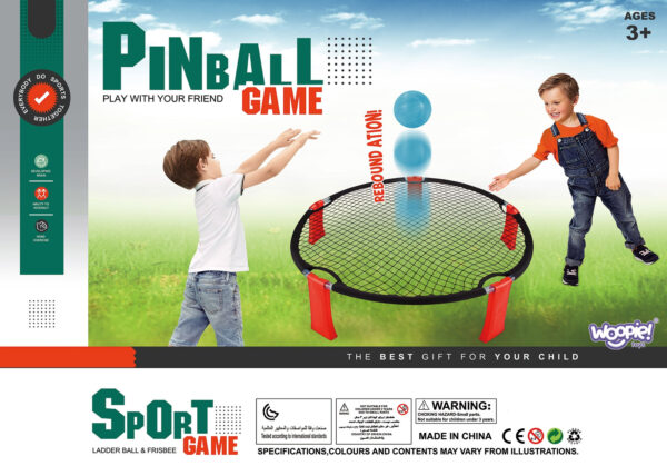 WOOPIE Smash Ball Gra Zręcznościowa  Trampolina 2 Piłki Pompka - 006