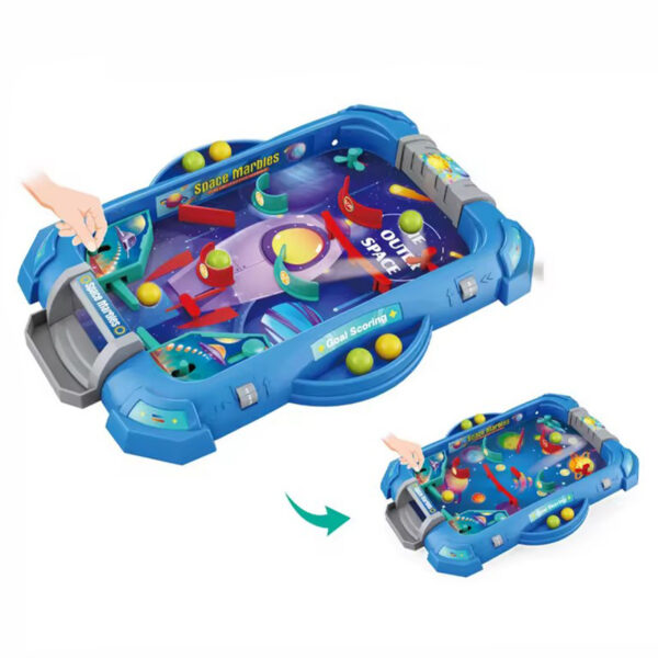 WOOPIE Gra Zręcznościowa Flipper " Kosmiczna Rozgrywka" 2w1 - 007