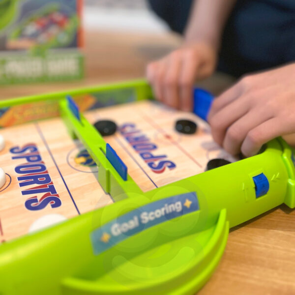 WOOPIE Gra Zręcznościowa 2w1 Mini Hokej Wyścigi - 002