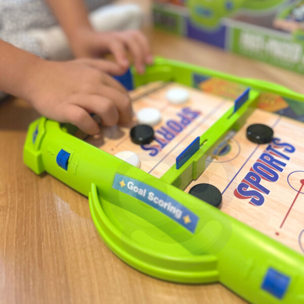 WOOPIE Gra Zręcznościowa 2w1 Mini Hokej Wyścigi - 003