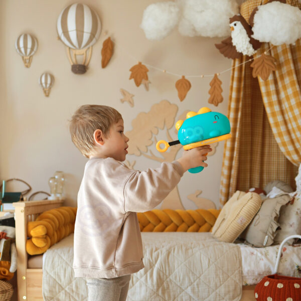 WOOPIE Gra w Rzutki Pistolet Dinozaur na Kulki Rzepy Tarcza Punkty Strzelanie - 004