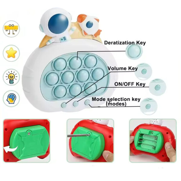 WOOPIE Gra POP IT Elektryczna Antystresowa Zręcznościowa Kosmos - 002