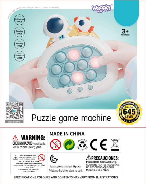 WOOPIE Gra POP IT Elektryczna Antystresowa Zręcznościowa Kosmos - 005