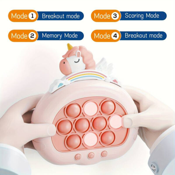 WOOPIE Gra POP IT Elektryczna Antystresowa Zręcznościowa Jednorożec - 002