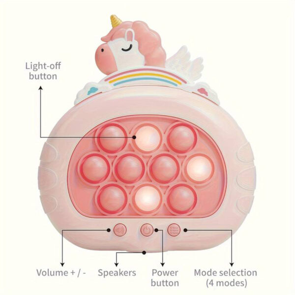 WOOPIE Gra POP IT Elektryczna Antystresowa Zręcznościowa Jednorożec - 004