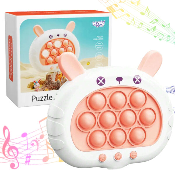 WOOPIE Gra POP IT Elektryczna Antystresowa Zręcznościowa Króliczek - 001