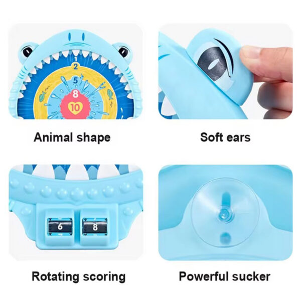 Magnetyczny Dart Rekinek z Licznikiem Punktów 3+ - WOOPIE - 008