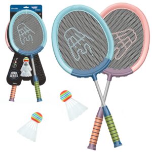 Gra zręcznościowa badminton zestaw rakietki i lotki 2 szt. – Woopie