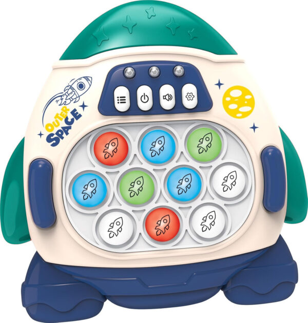 WOOPIE Gra POP IT Elektroniczna Antystresowa Zręcznościowa Rakieta blue - 002