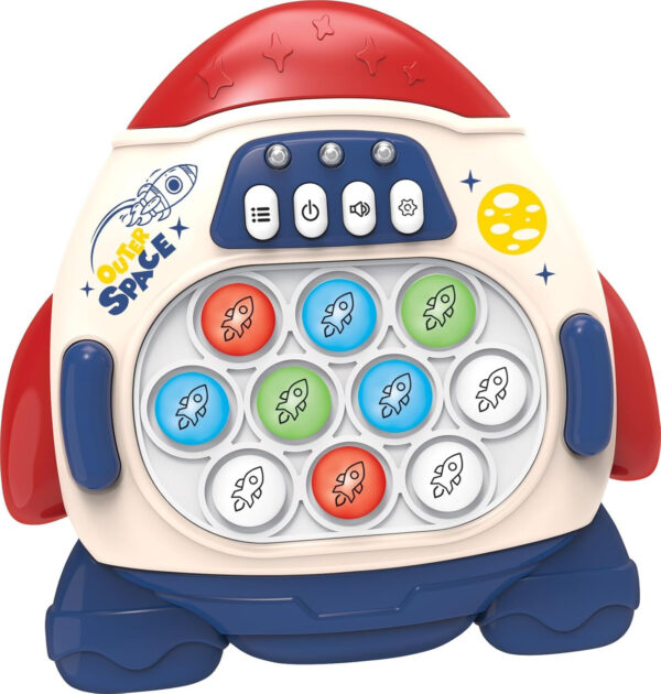 WOOPIE Gra POP IT Elektroniczna Antystresowa Zręcznościowa Rakieta red - 002