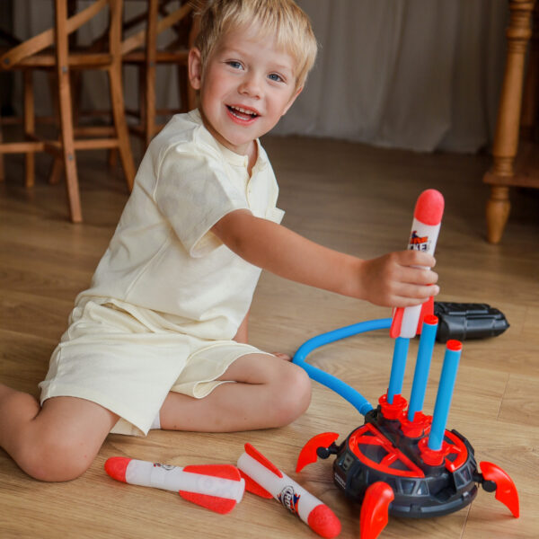 WOOPIE Wyrzutnia Rakiet Piankowych 6 szt. - 005